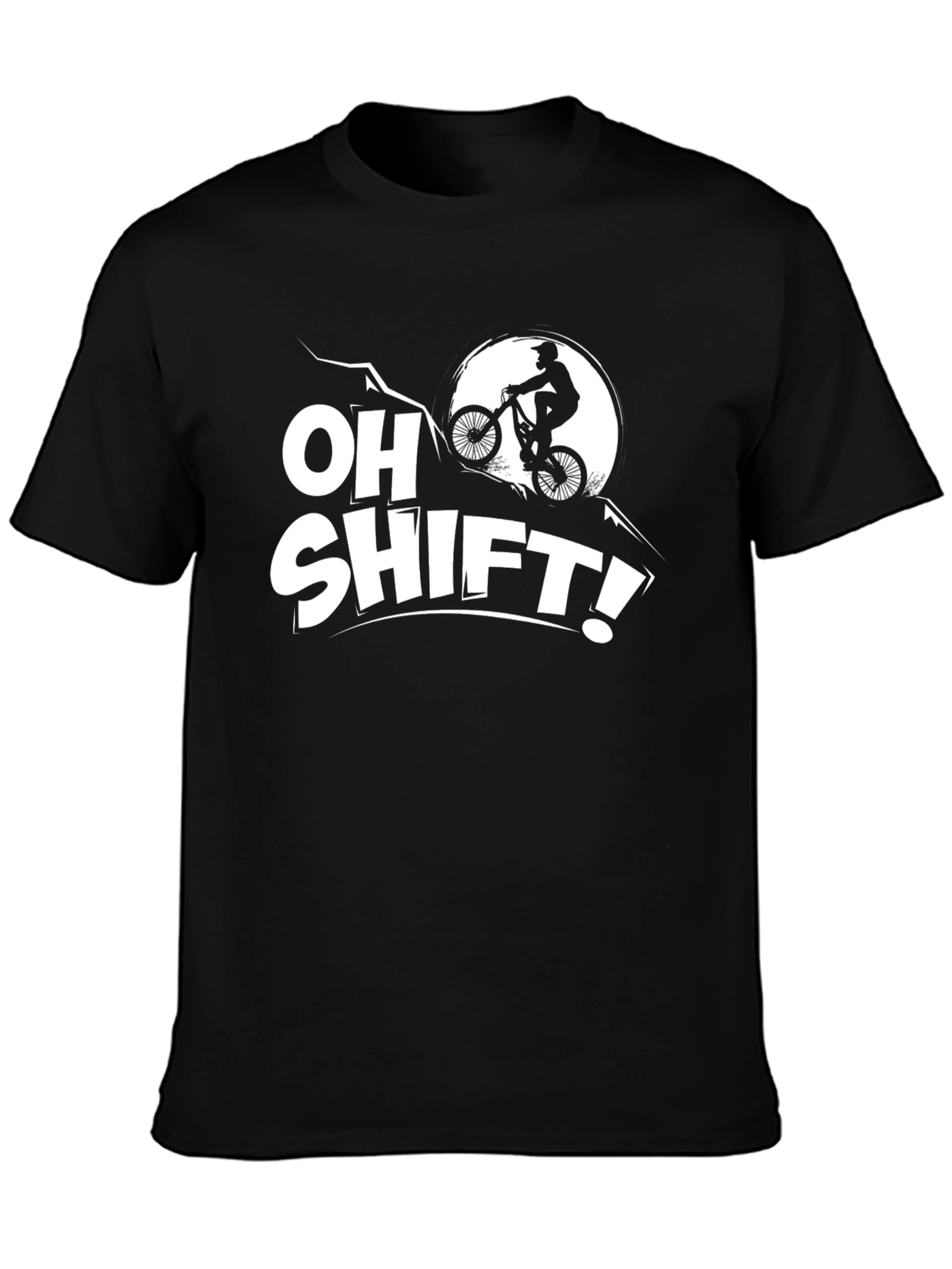 Oh Shift! Mountain Biking Graphic Tee