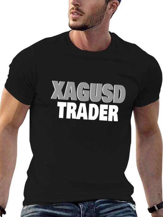 XAGUSD Trader Black Graphic Tee
