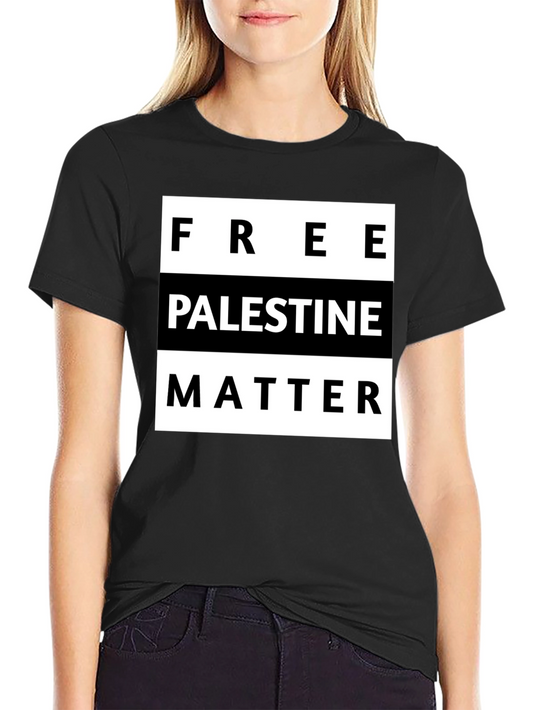 Free Palestine Matter Graphic Tee
