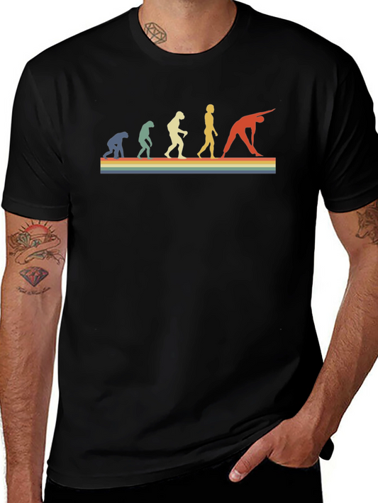 Yoga Evolution Retro Graphic Tee