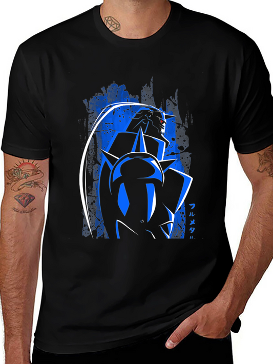 Anime Fullmetal Alchemist T-Shirt - Black