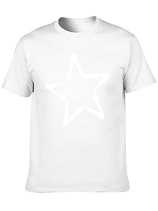 Bold Star Graphic T-Shirt - Classic Black Tee