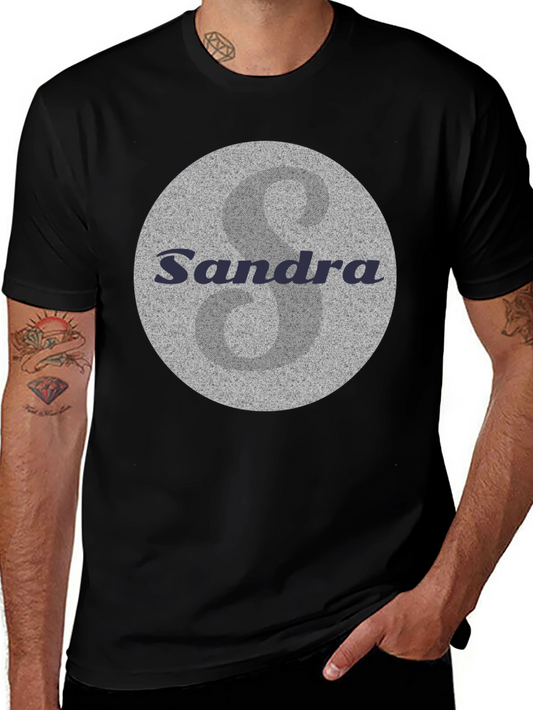 Sandra Name Black T-Shirt