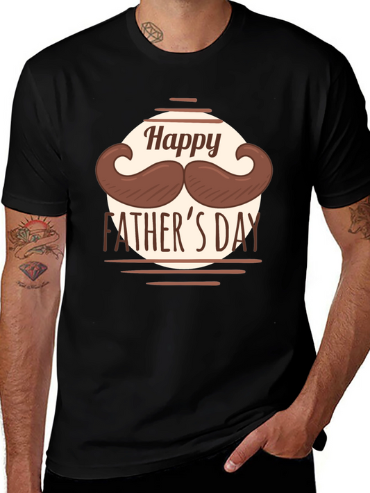Happy Fathers Day Mustache T-Shirt