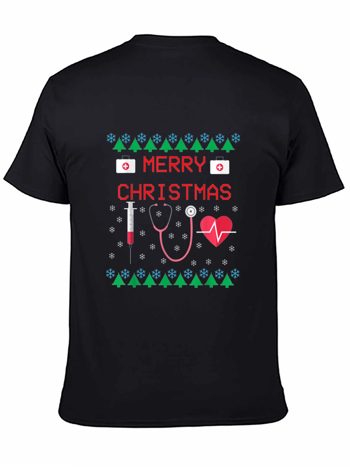 Nurse Christmas Ugly Sweater T-Shirt