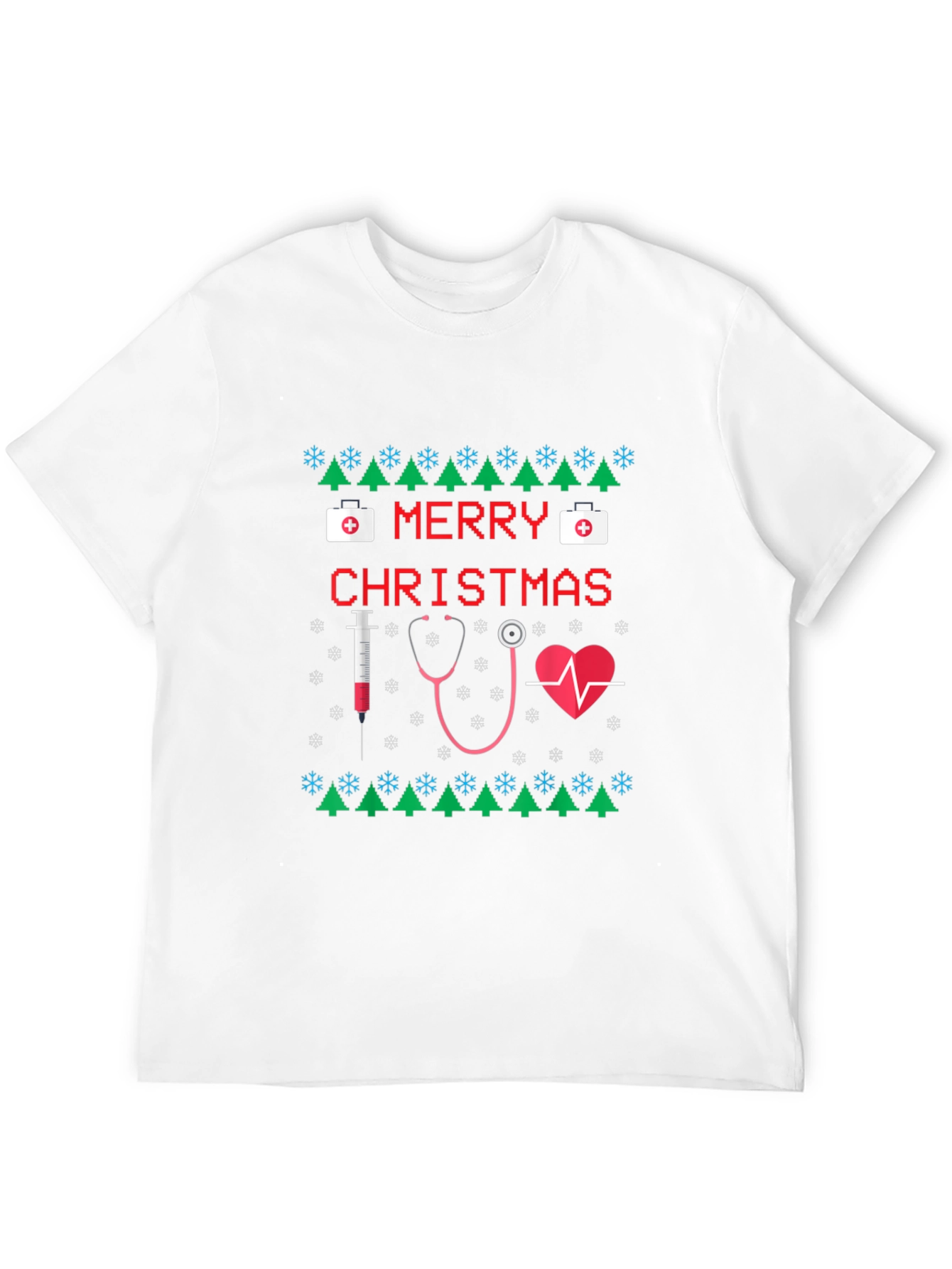Nurse Christmas Ugly Sweater T-Shirt