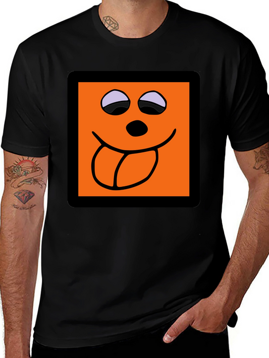 Funny Face Graphic Tee - Black T-Shirt