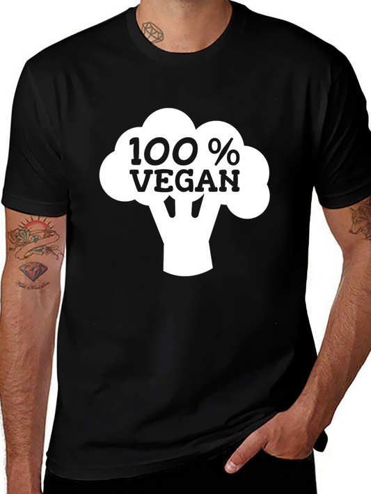 Vegan Broccoli Graphic T-Shirt - 100% Vegan Design