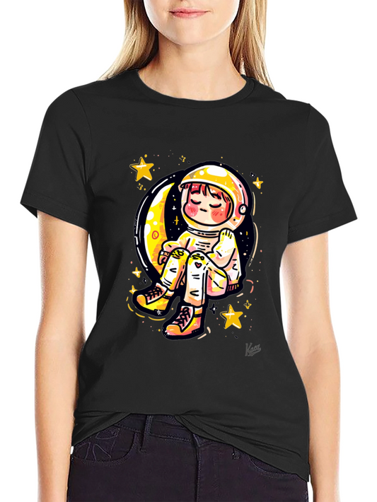 Astronaut Moon Dreamer Graphic T-Shirt
