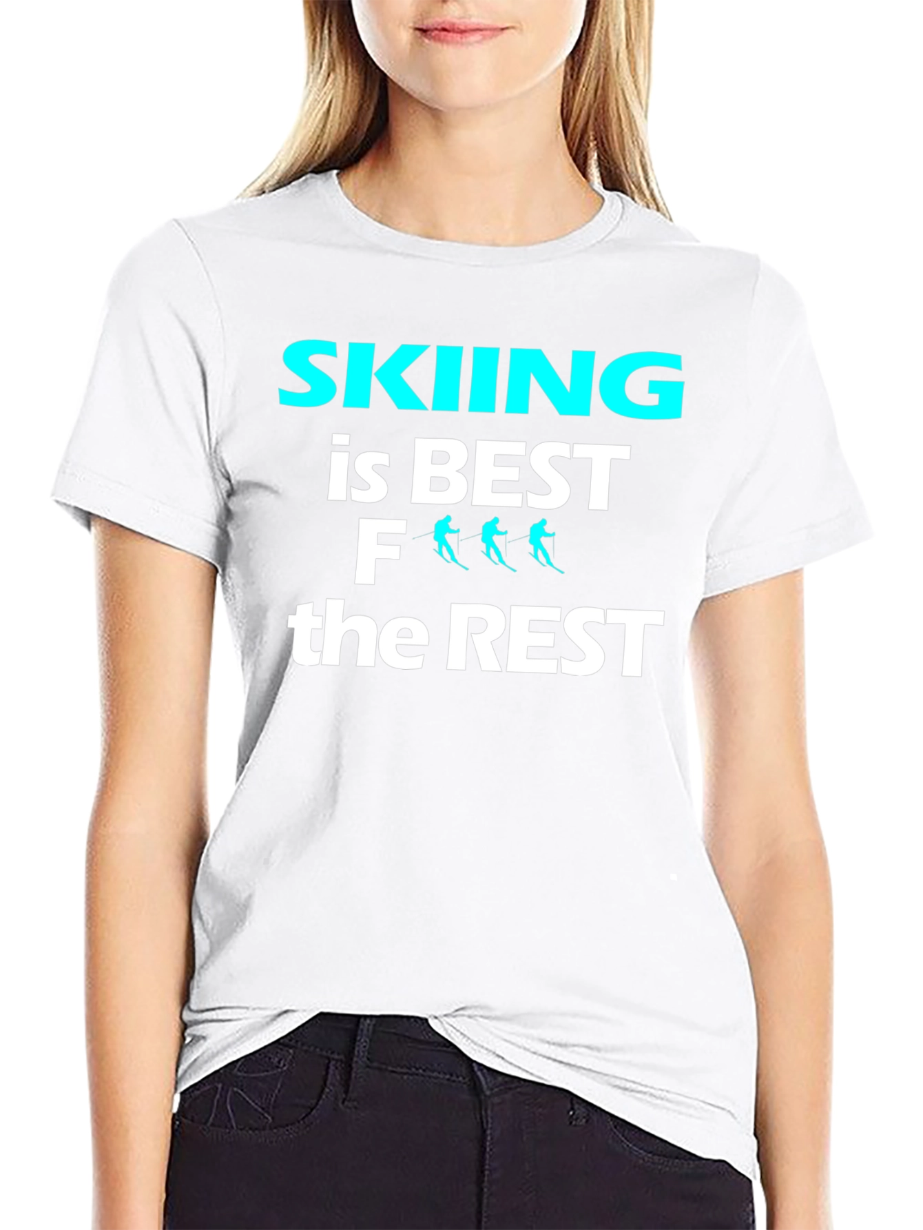 Skiing is Best T-Shirt Ski Lover Gift