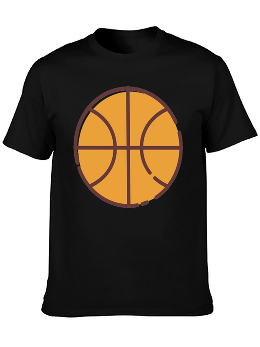 Basketball Graphic Black T-Shirt