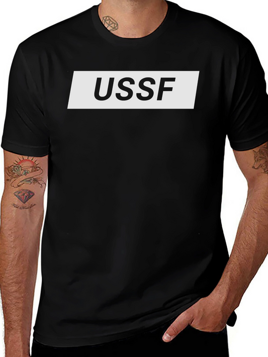 USSF Graphic Tee - Black Cotton Blend