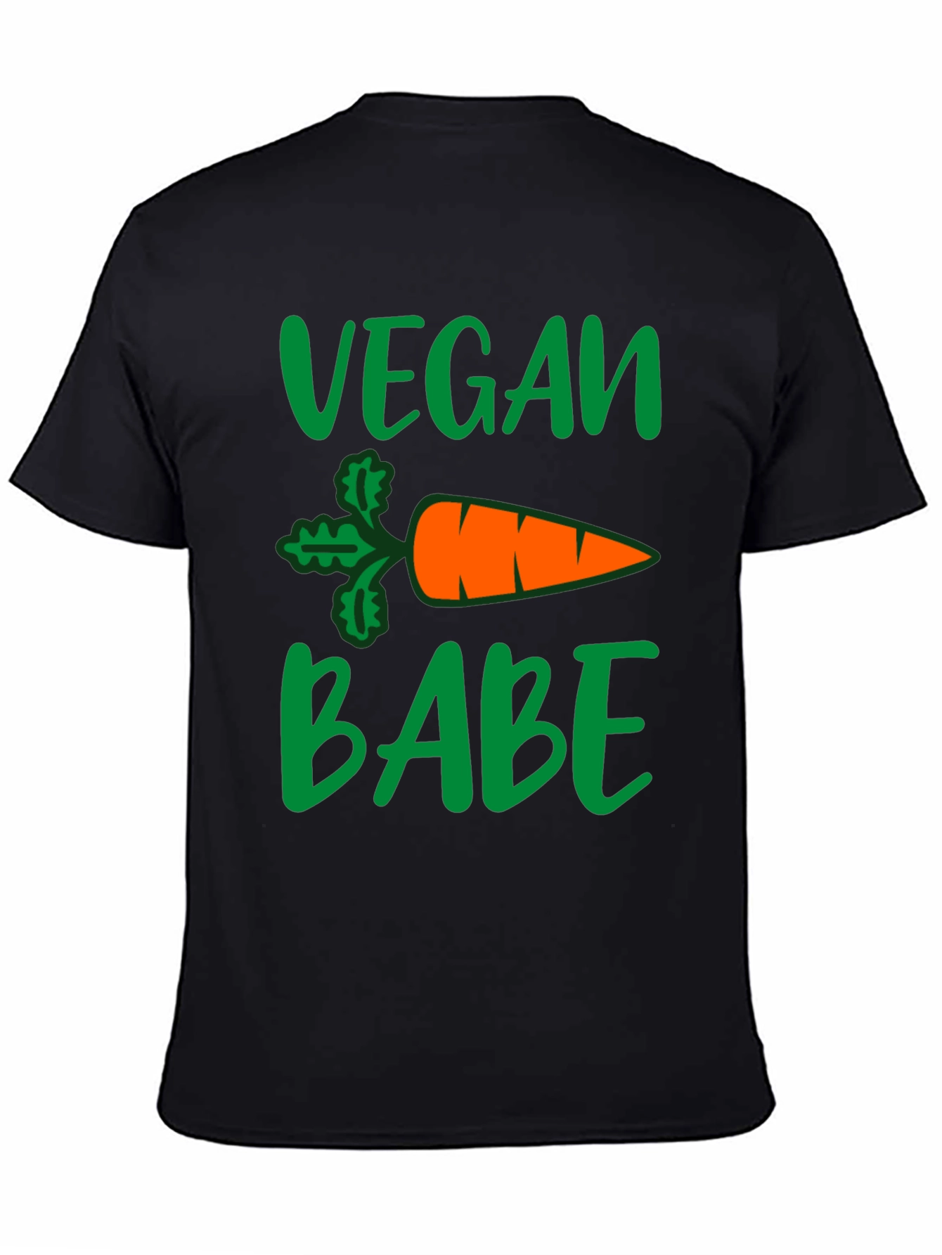 Vegan Babe Carrot Graphic T-Shirt
