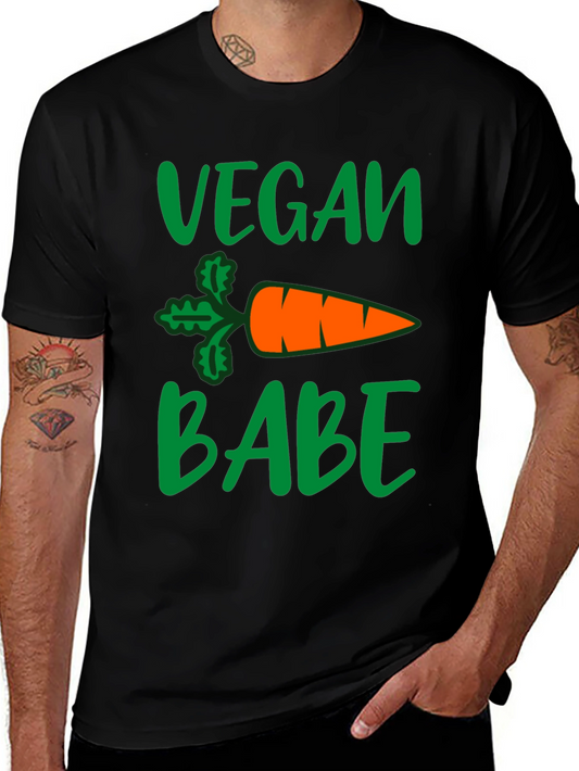 Vegan Babe Carrot Graphic T-Shirt
