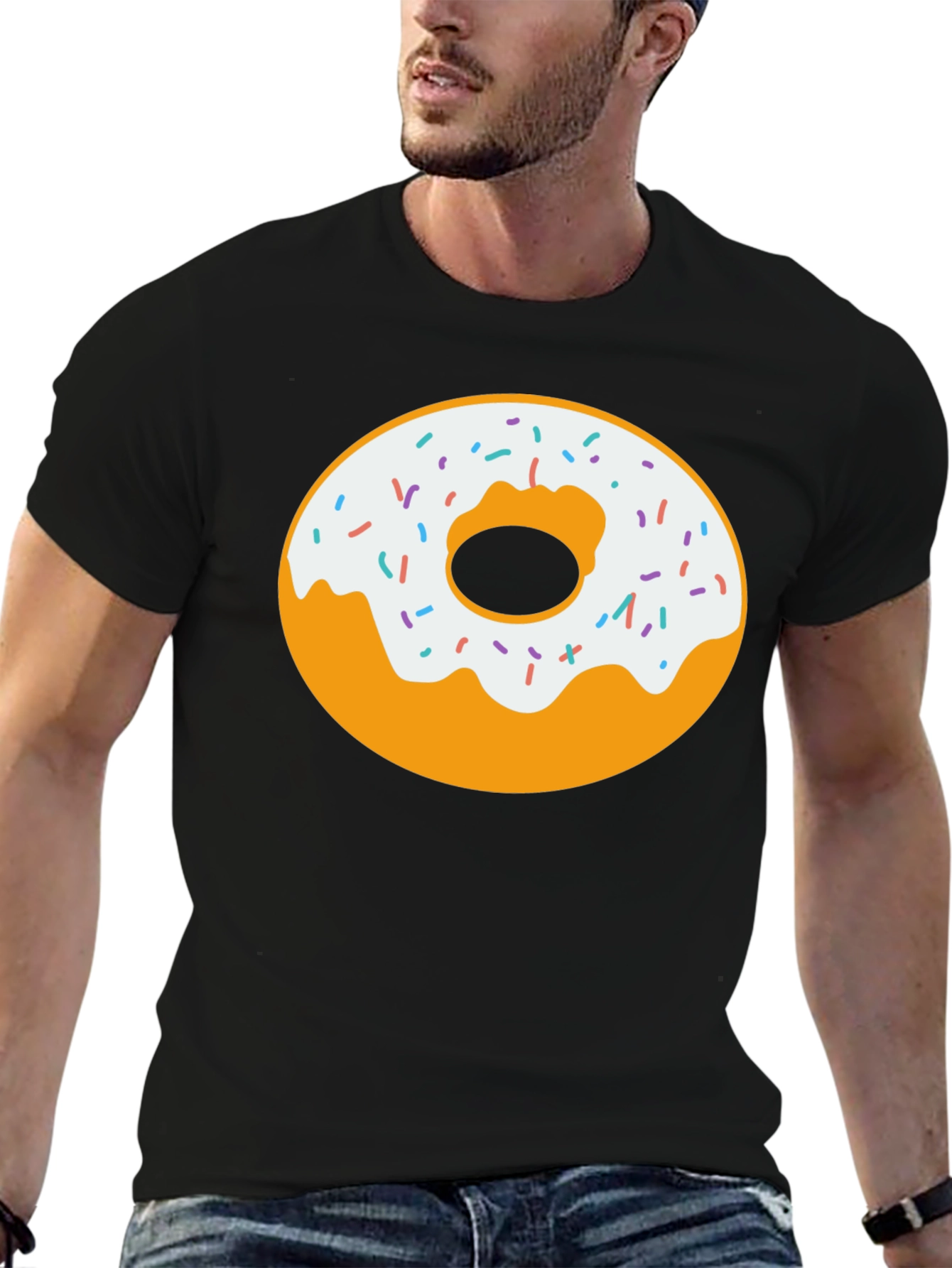 Donut Graphic Tee - Sweet Tooth Fashion