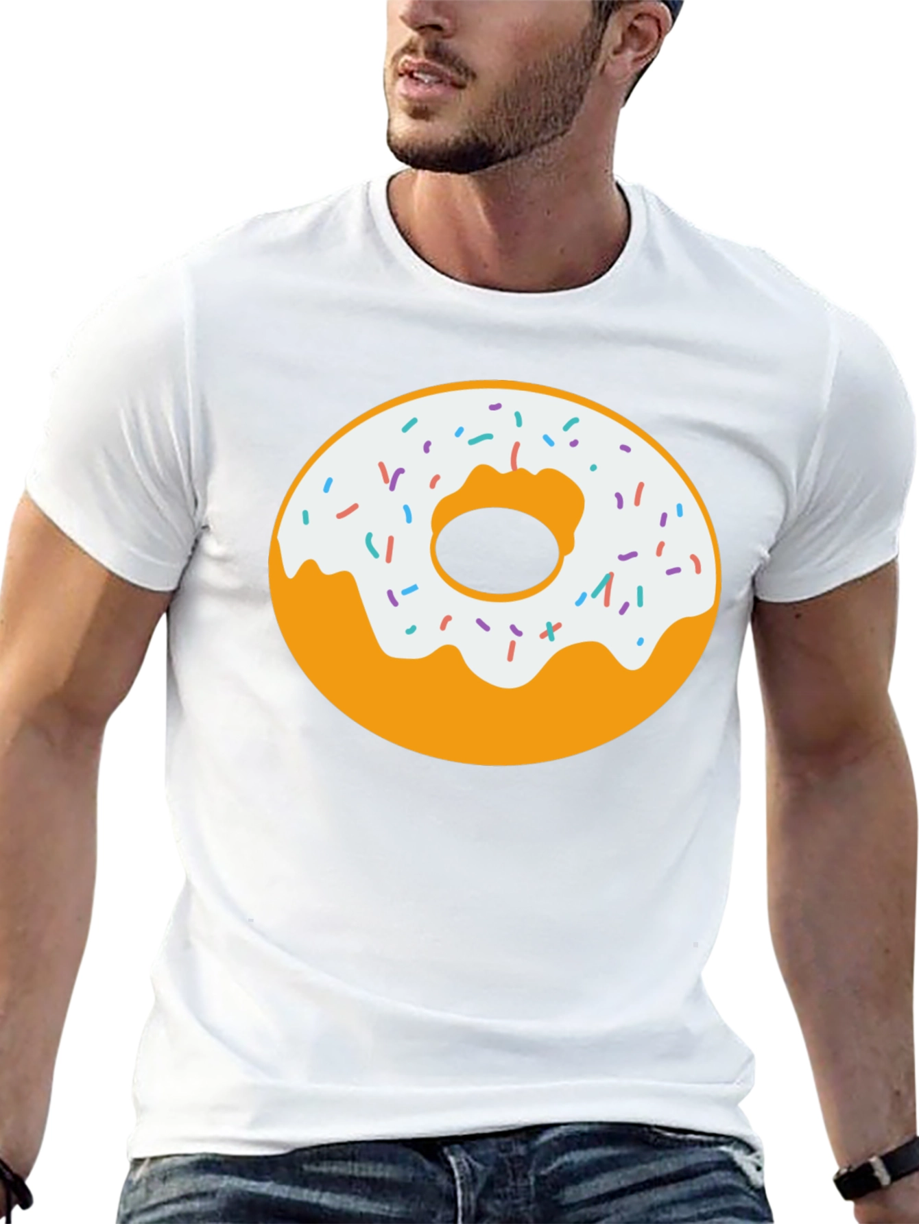 Donut Graphic Tee - Sweet Tooth Fashion