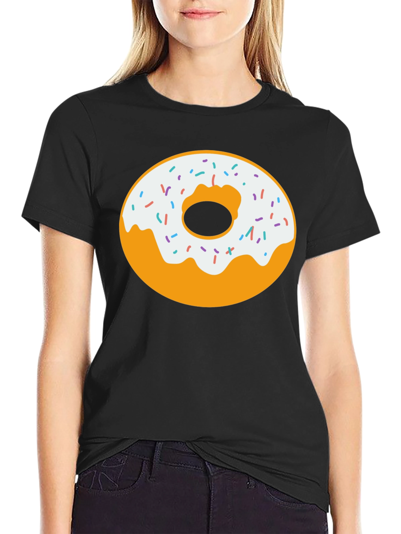 Donut Graphic Tee - Sweet Tooth Fashion