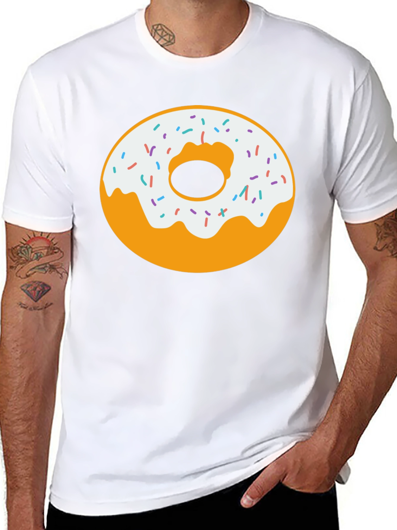 Donut Graphic Tee - Sweet Tooth Fashion