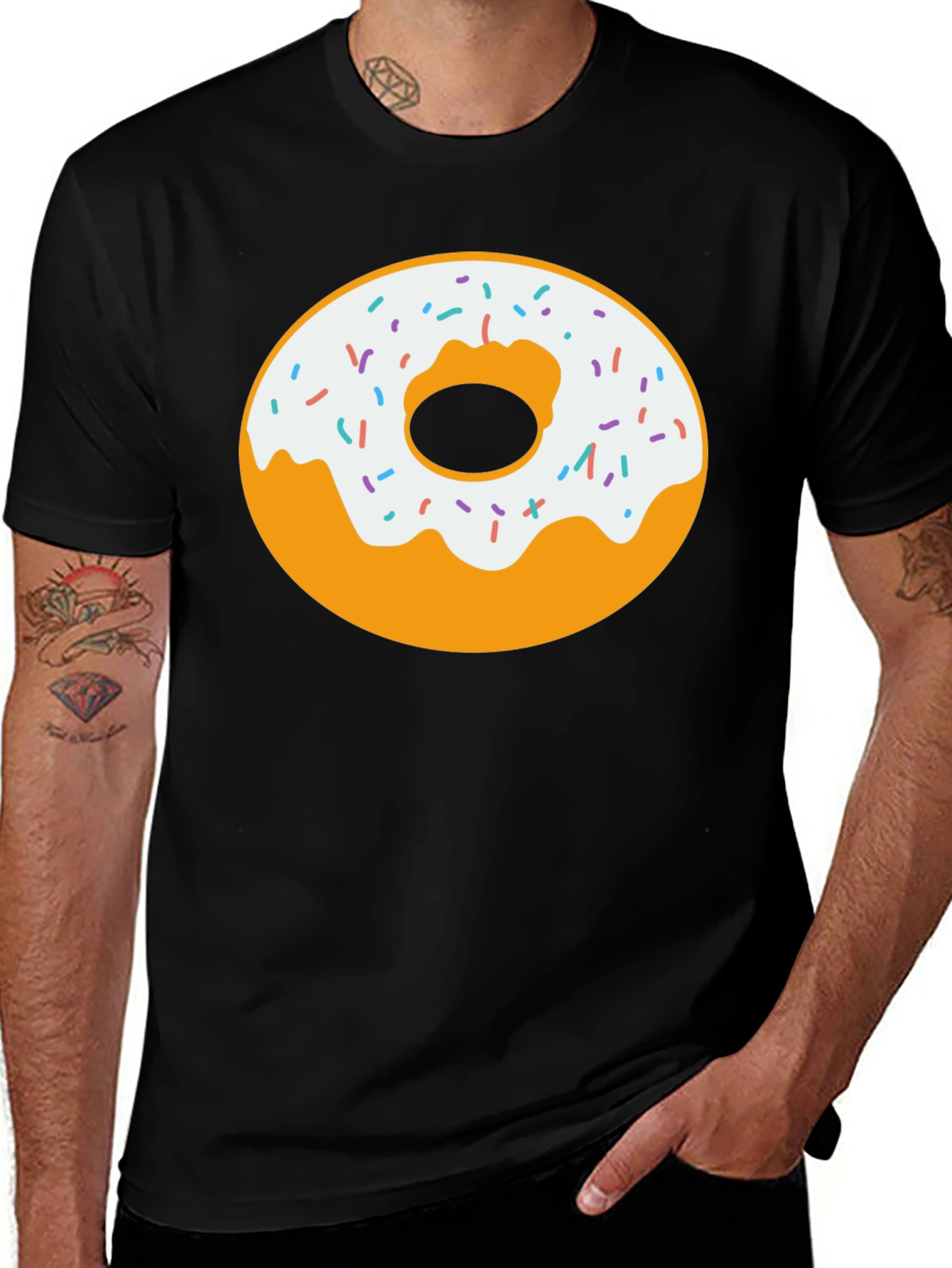 Donut Graphic Tee - Sweet Tooth Fashion