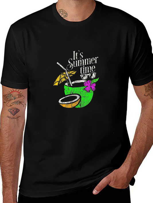 Its Summer Time Graphic Tee - Black T-Shirt