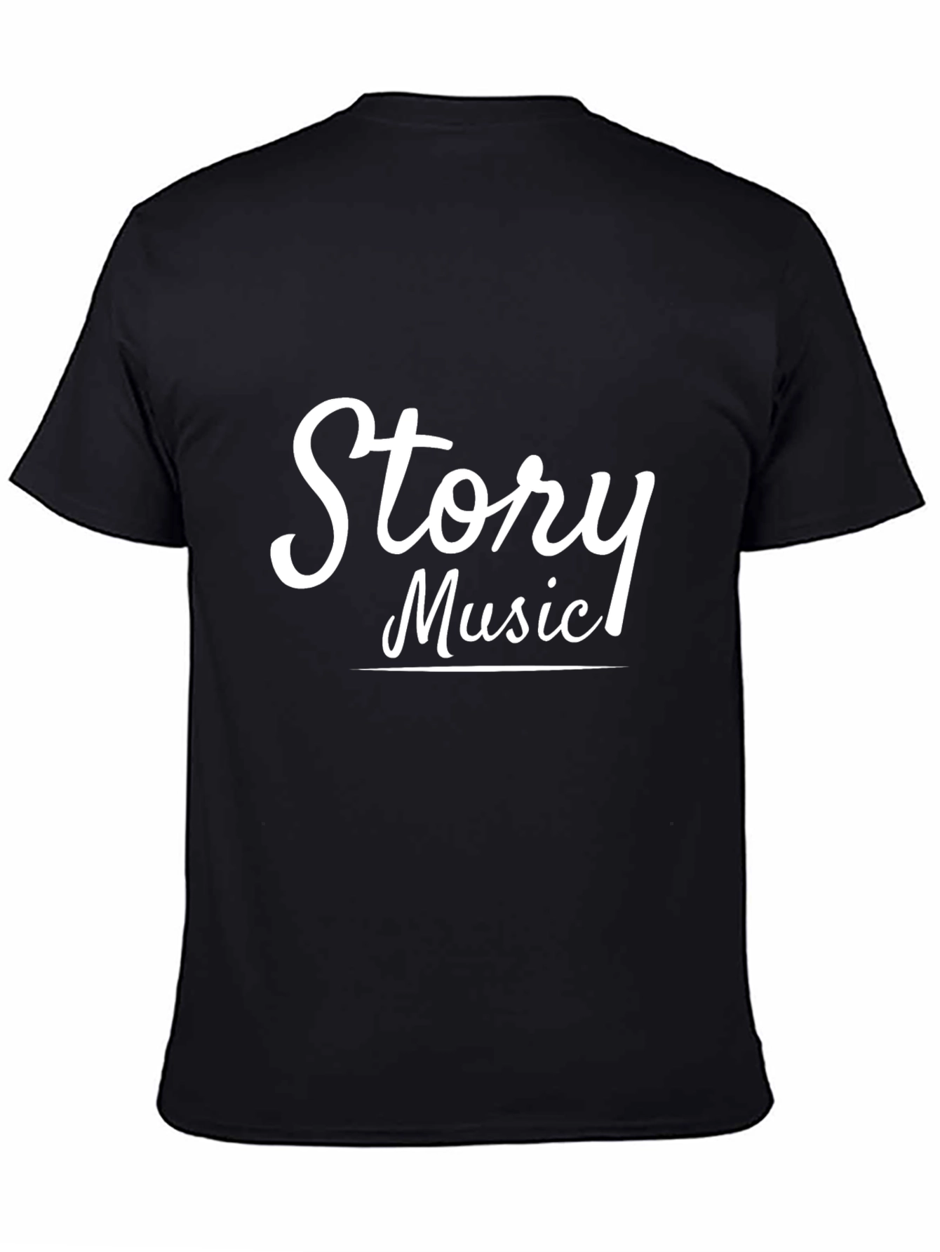 Story Music Black T-Shirt