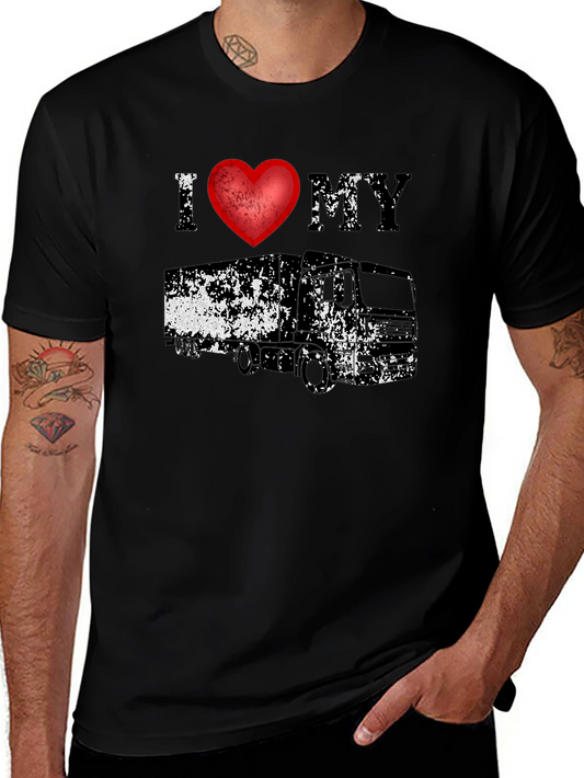 I Love My Truck Graphic Tee