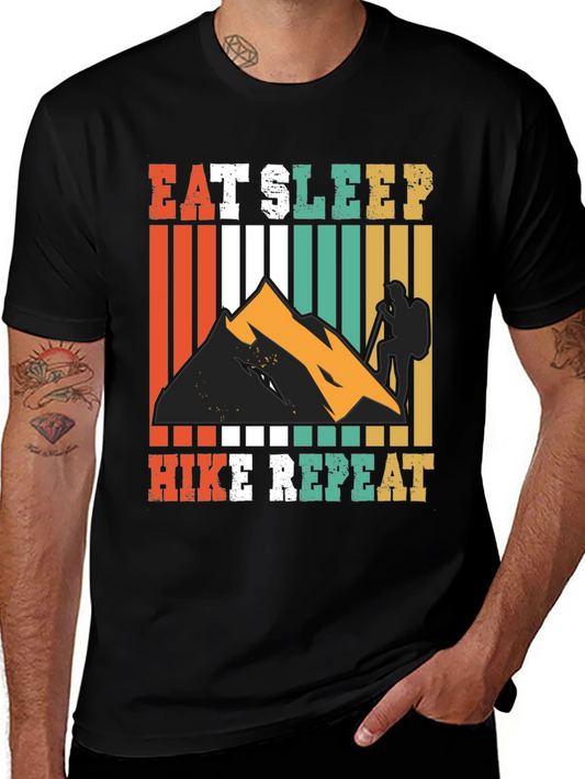Eat Sleep Hike Repeat Graphic Tee