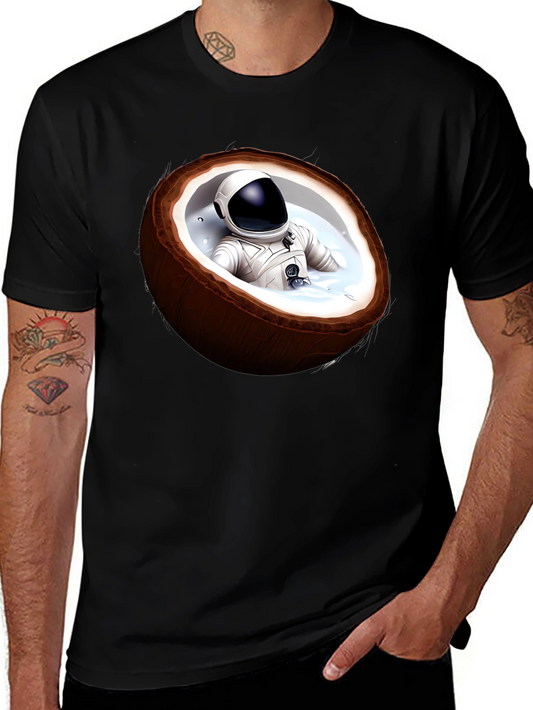 Astronaut Coconut Bathing T-Shirt