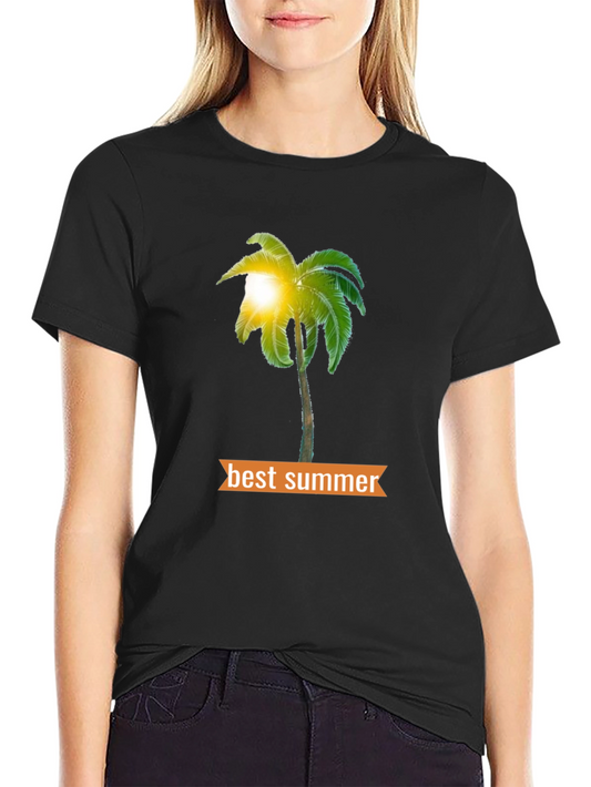 Best Summer Palm Tree Graphic Tee