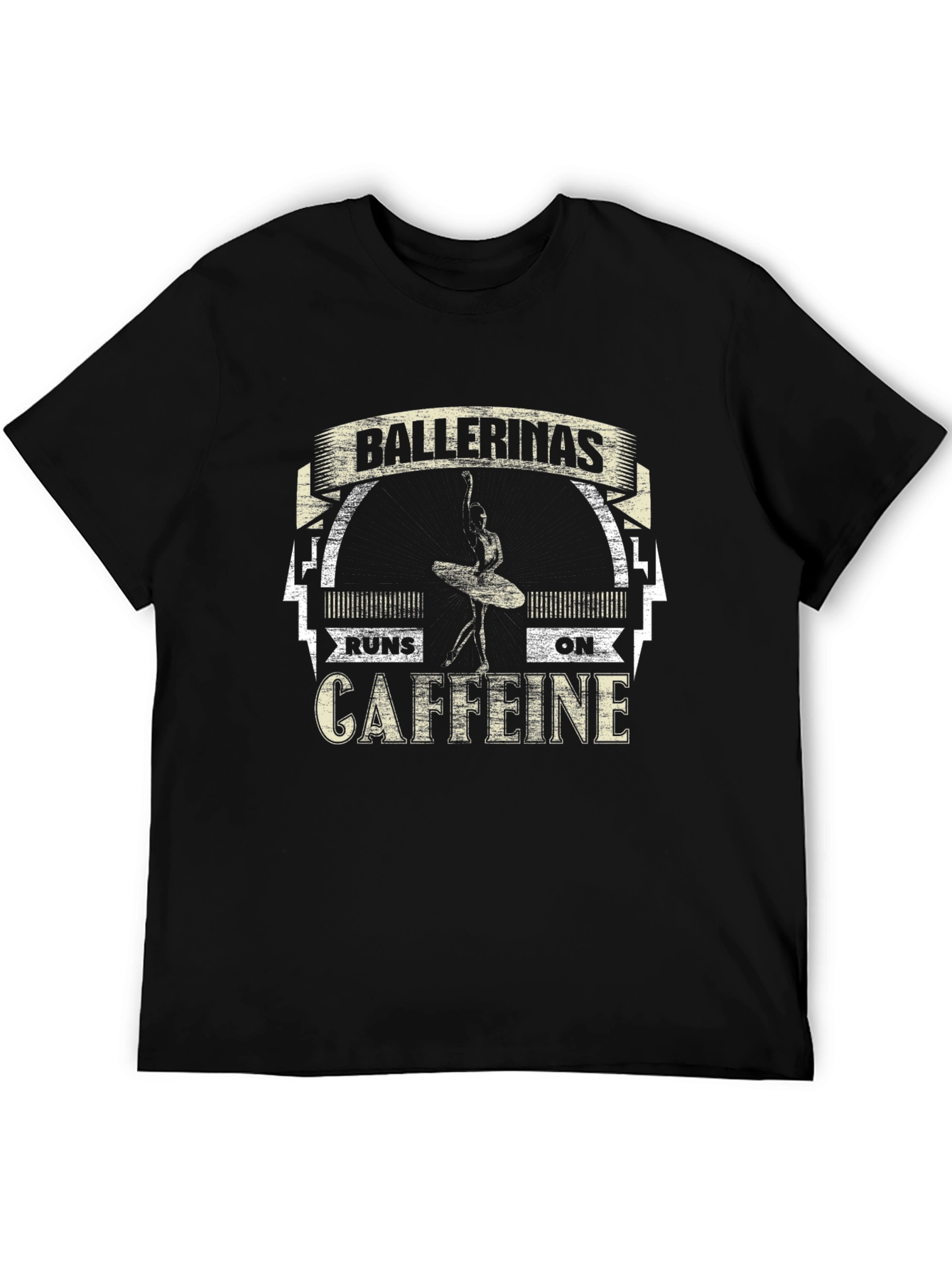Ballerinas Runs On Caffeine T-Shirt