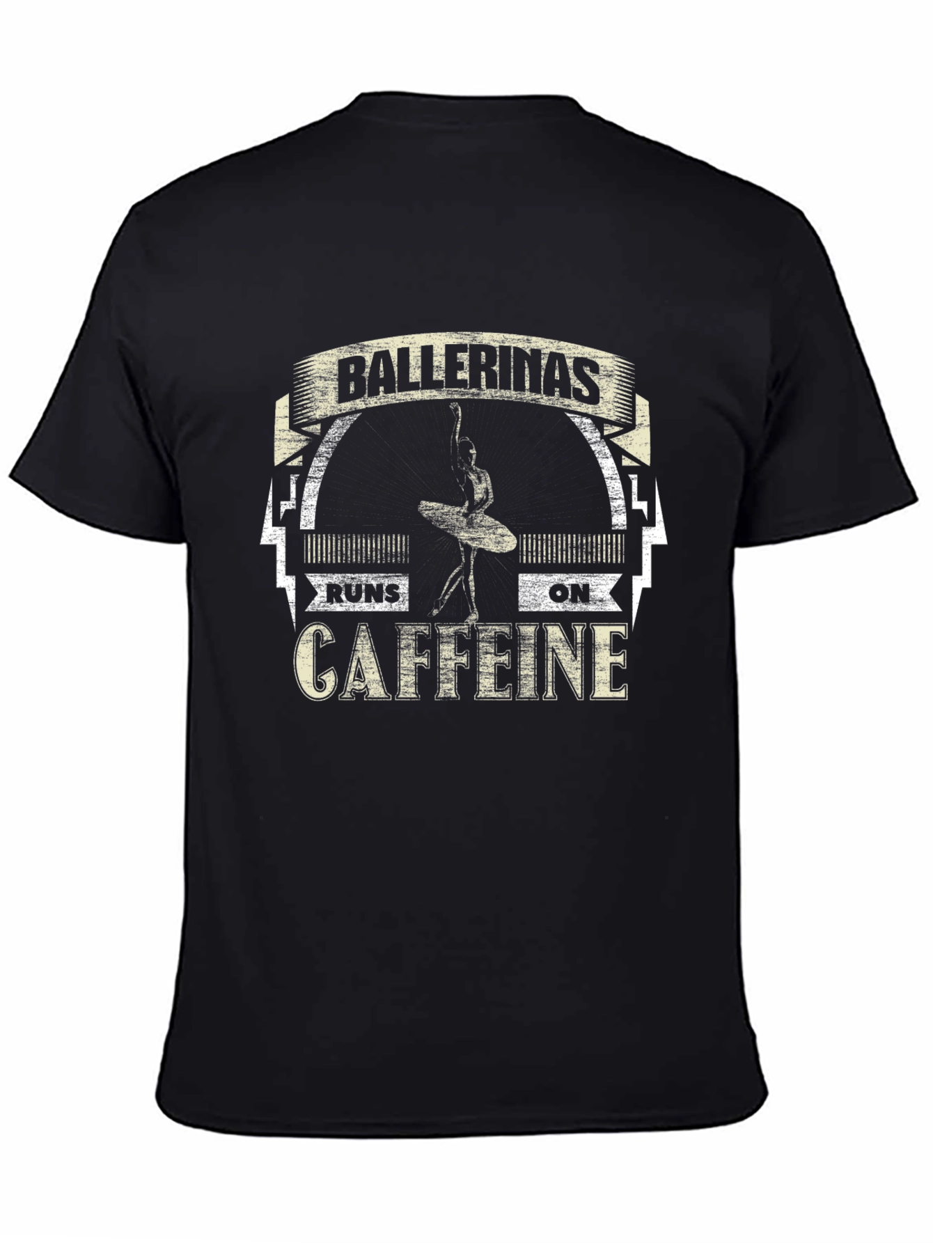 Ballerinas Runs On Caffeine T-Shirt