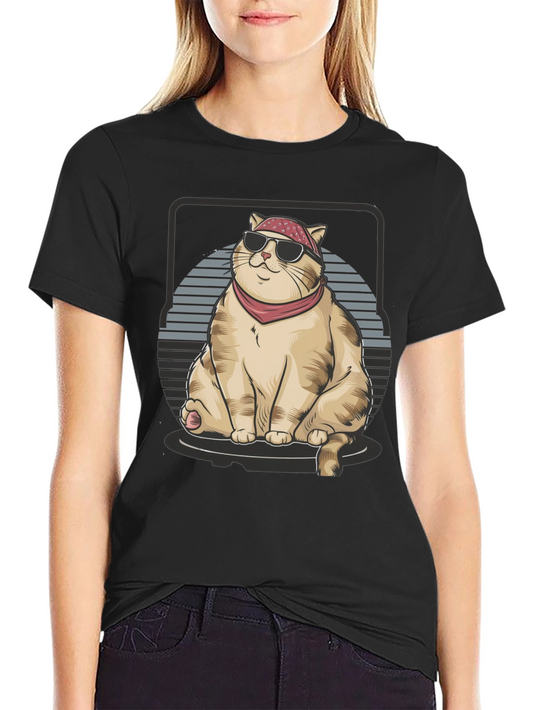 Cool Cat T-Shirt - Bandana & Shades