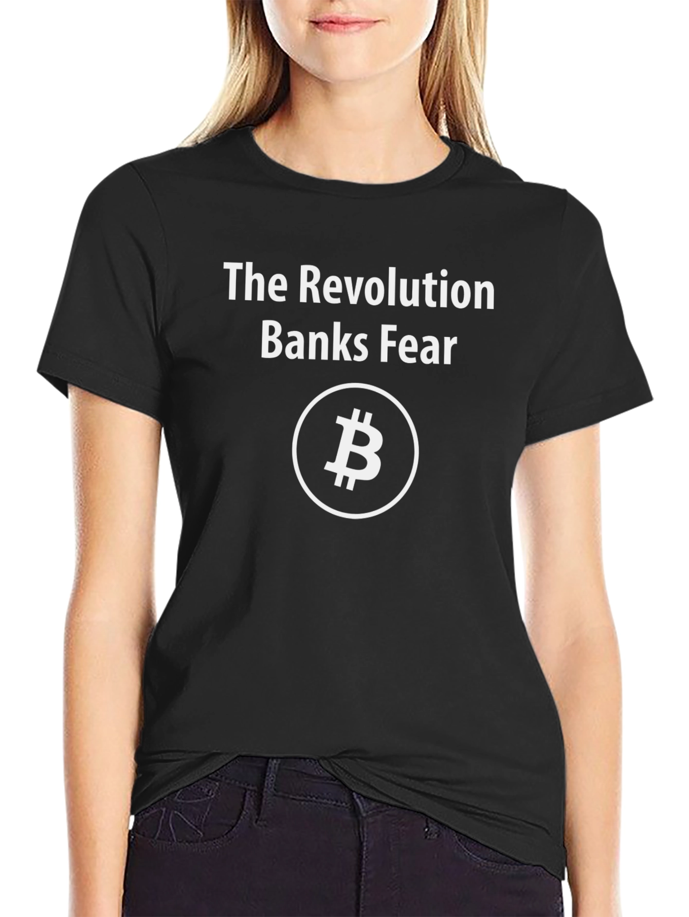 Bitcoin Revolution Tee - Banks Fear Crypto T-Shirt