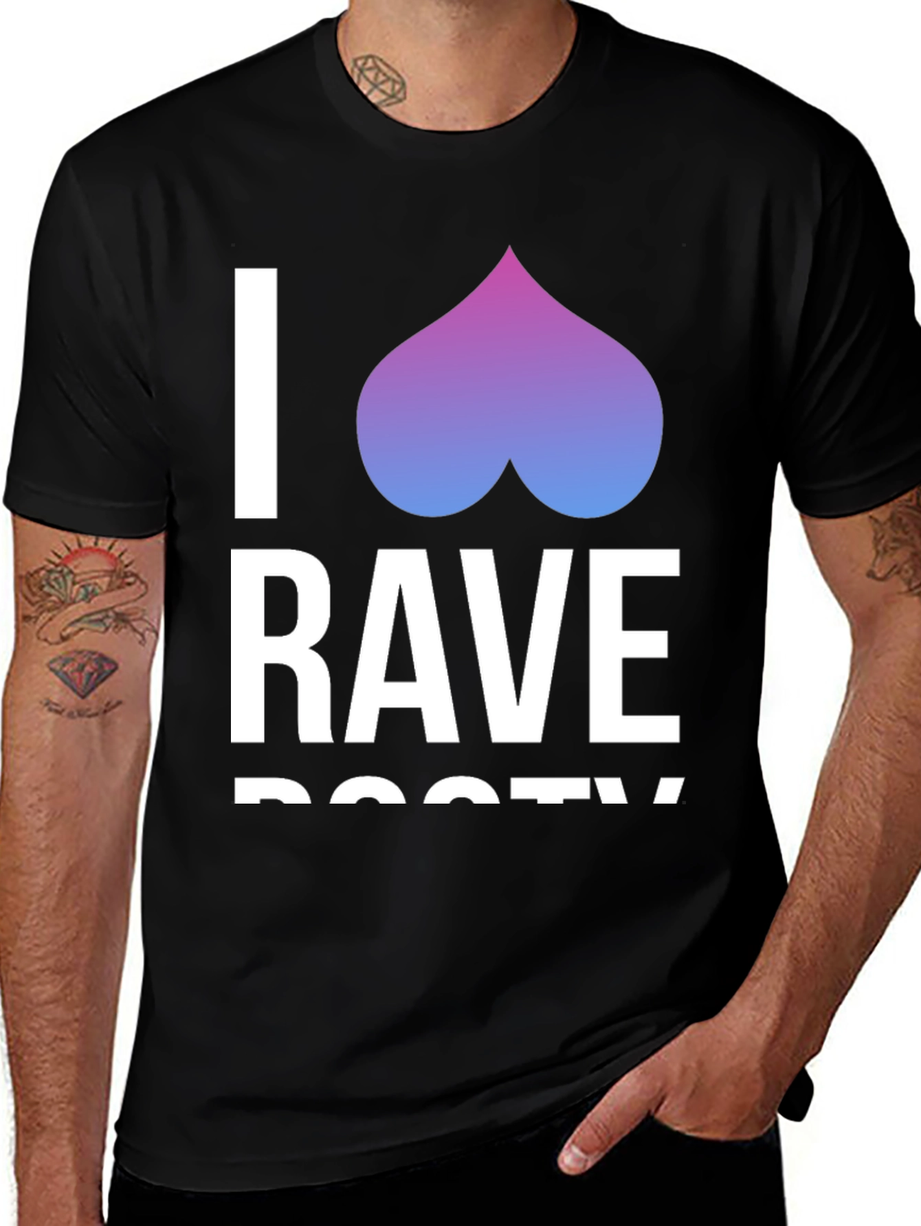 I Heart Rave Booty T-Shirt