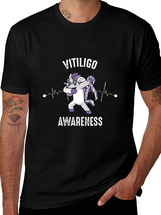 Vitiligo Awareness Unicorn T-Shirt