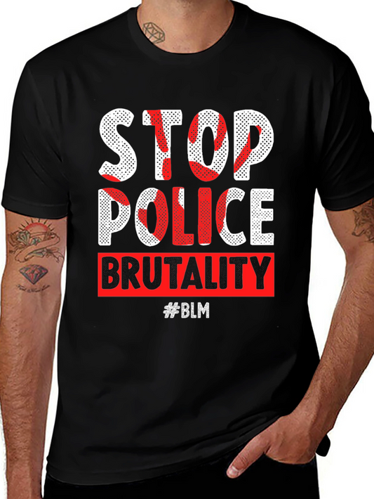 Stop Police Brutality T-Shirt - BLM