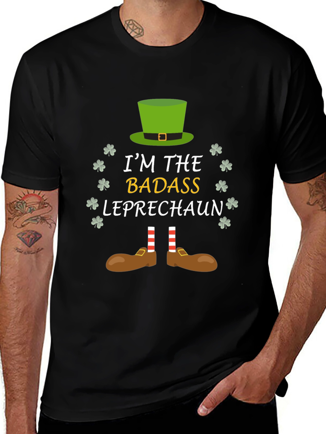 Badass Leprechaun St. Patricks Day T-Shirt
