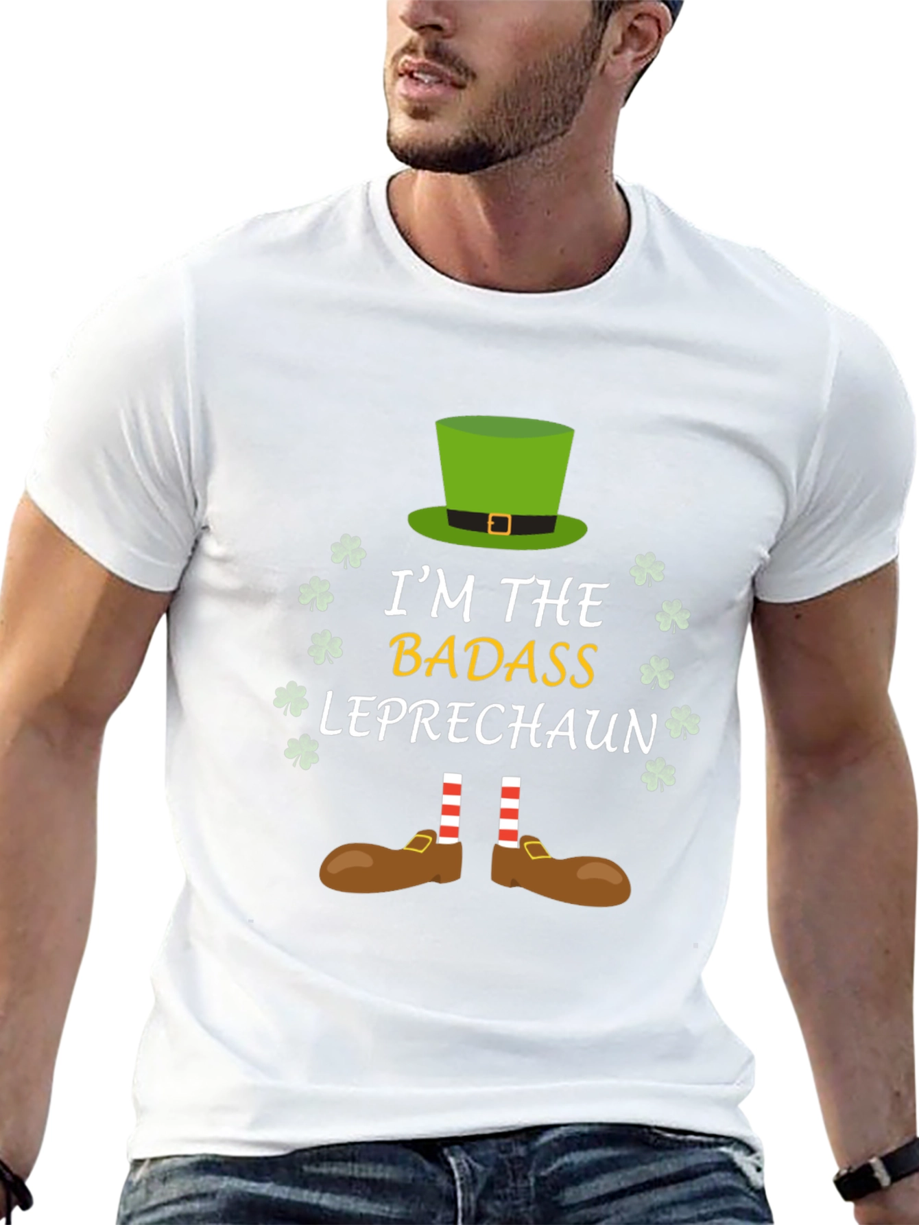 Badass Leprechaun St. Patricks Day T-Shirt