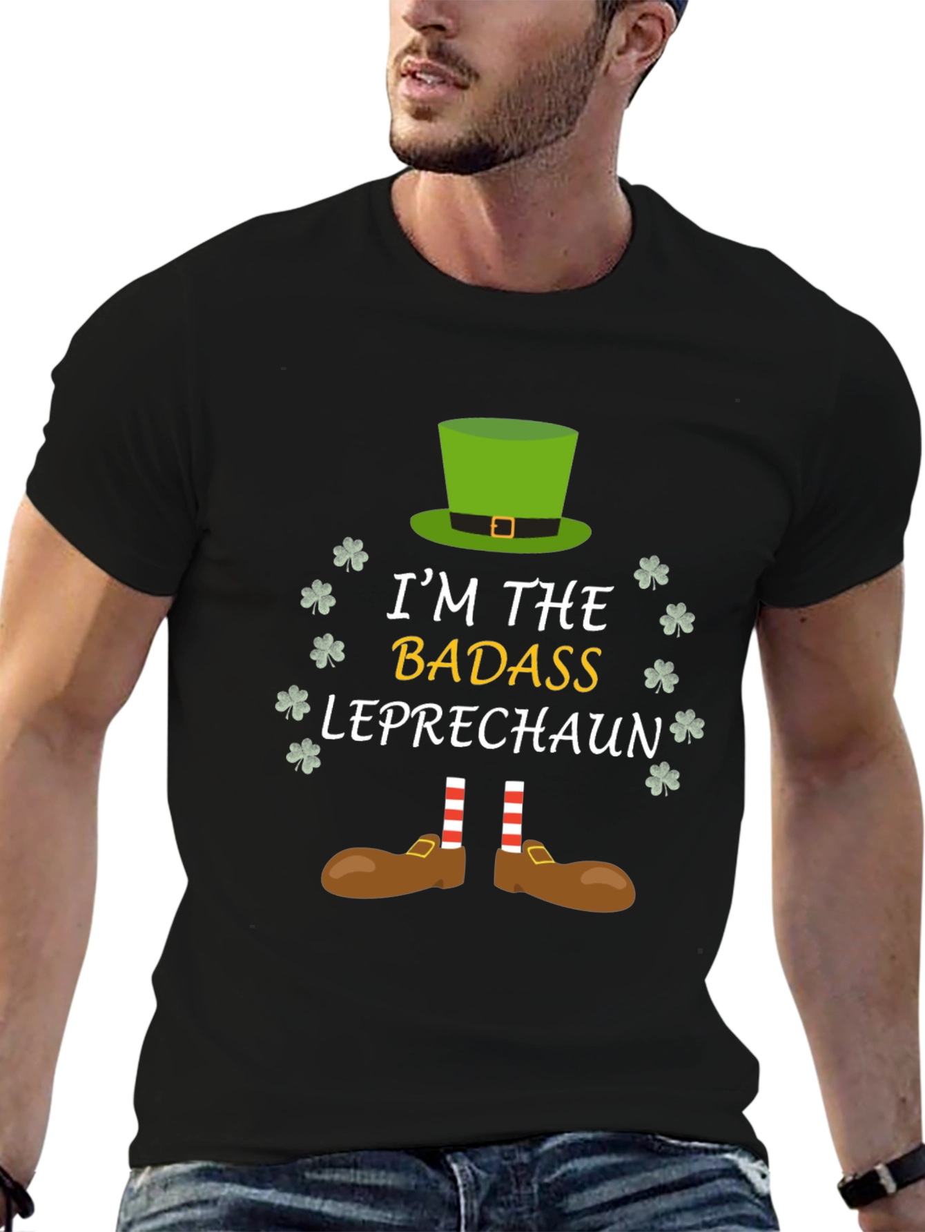 Badass Leprechaun St. Patricks Day T-Shirt
