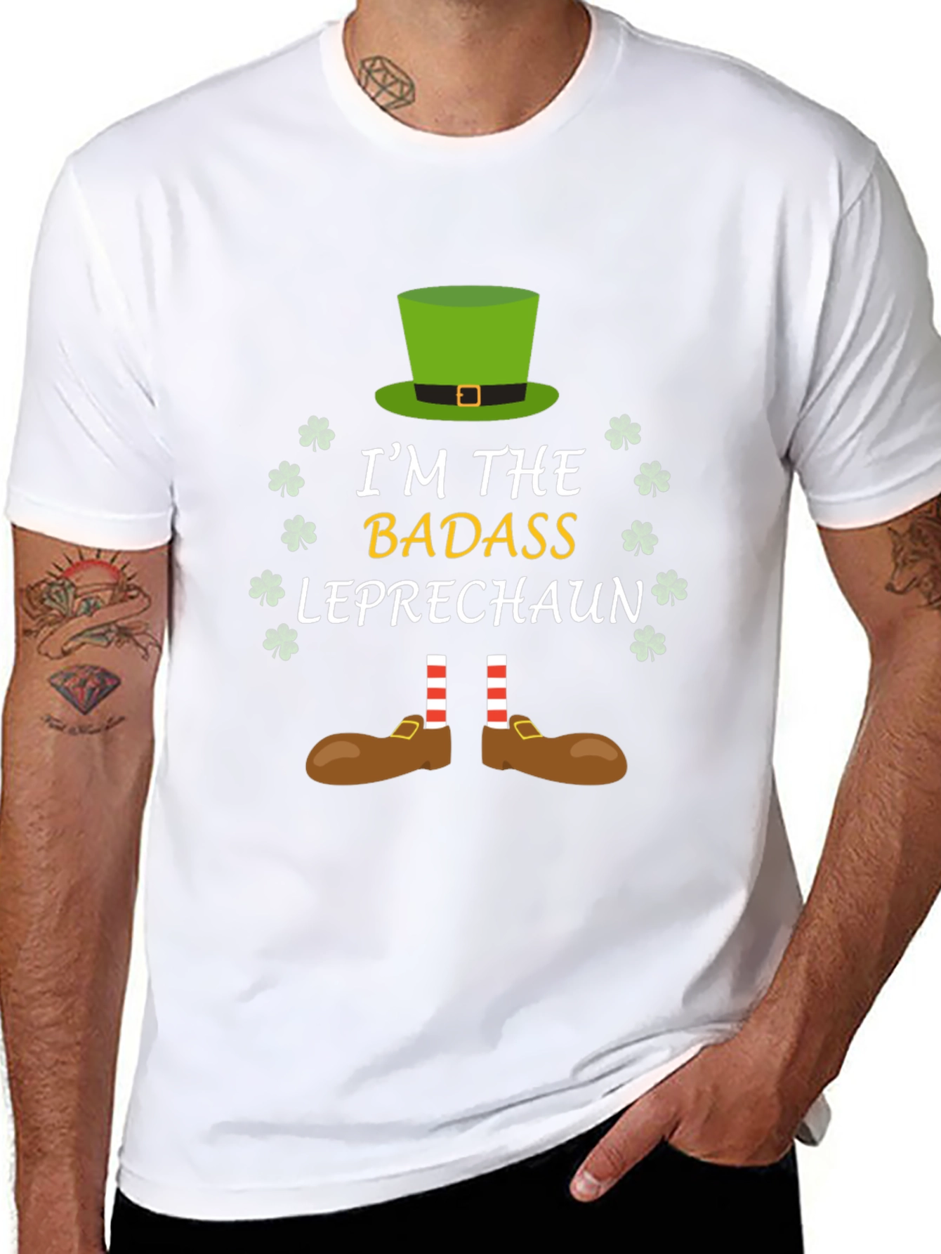 Badass Leprechaun St. Patricks Day T-Shirt