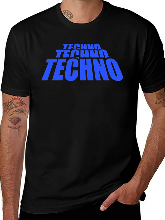 Techno Graphic Tee - Bold Design Comfortable Fit