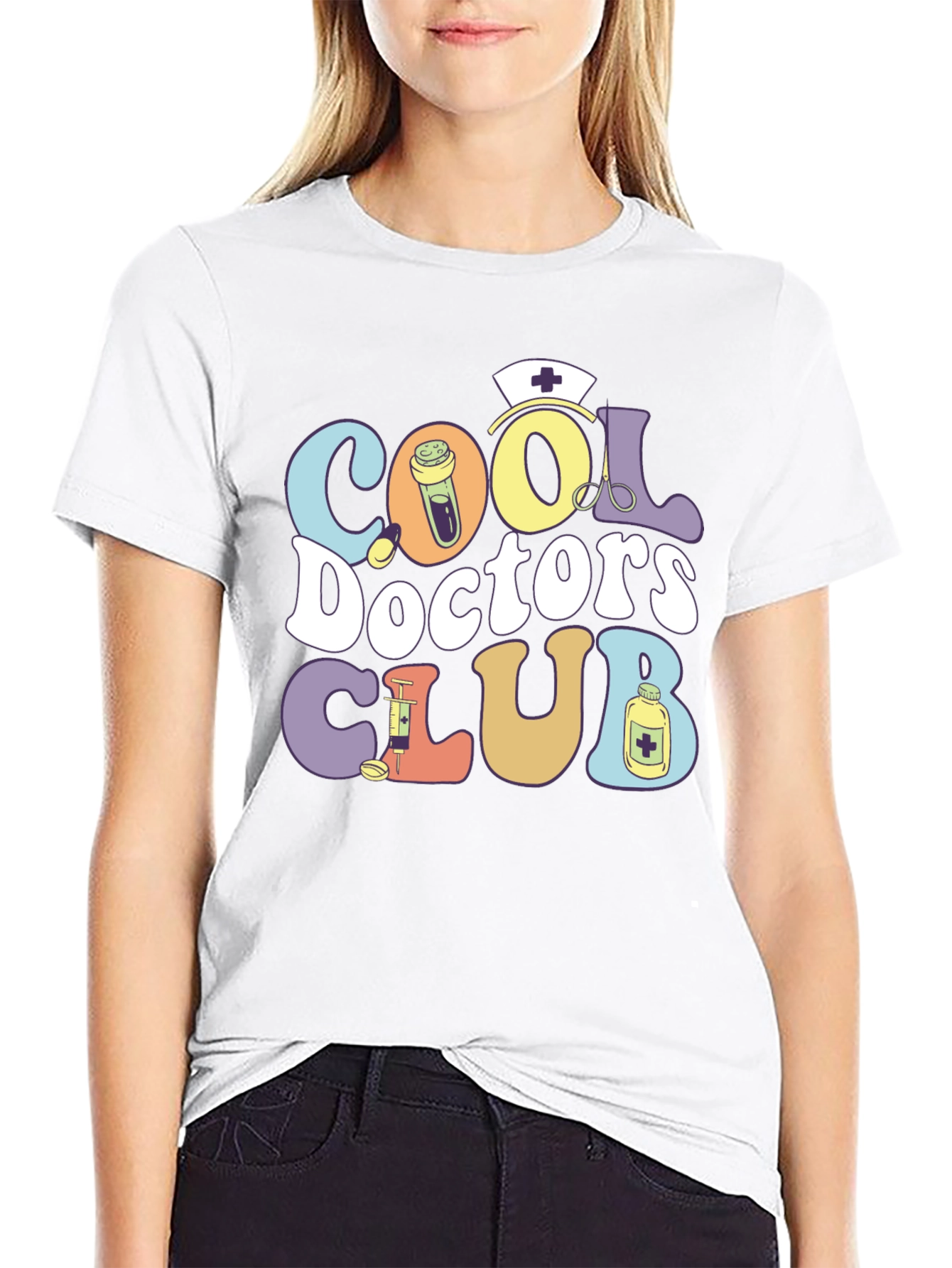 Cool Doctors Club Graphic T-Shirt