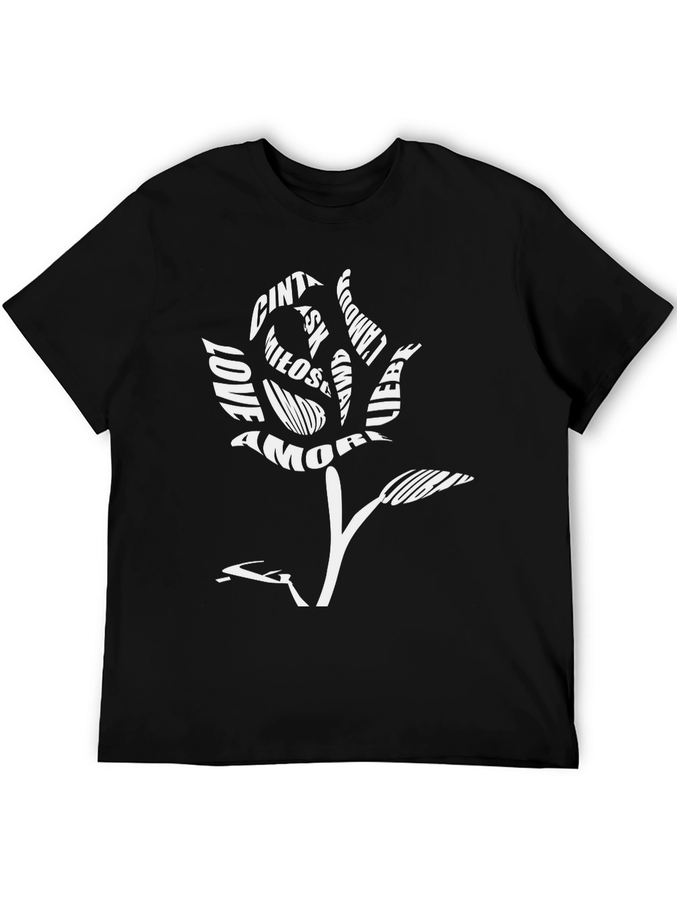 Rose Love T-Shirt - Stylish Graphic Tee