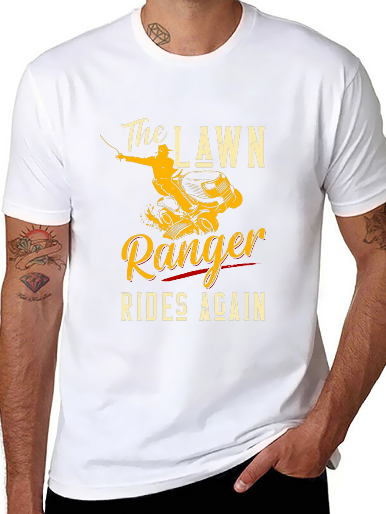 The Lawn Ranger Rides Again T-Shirt