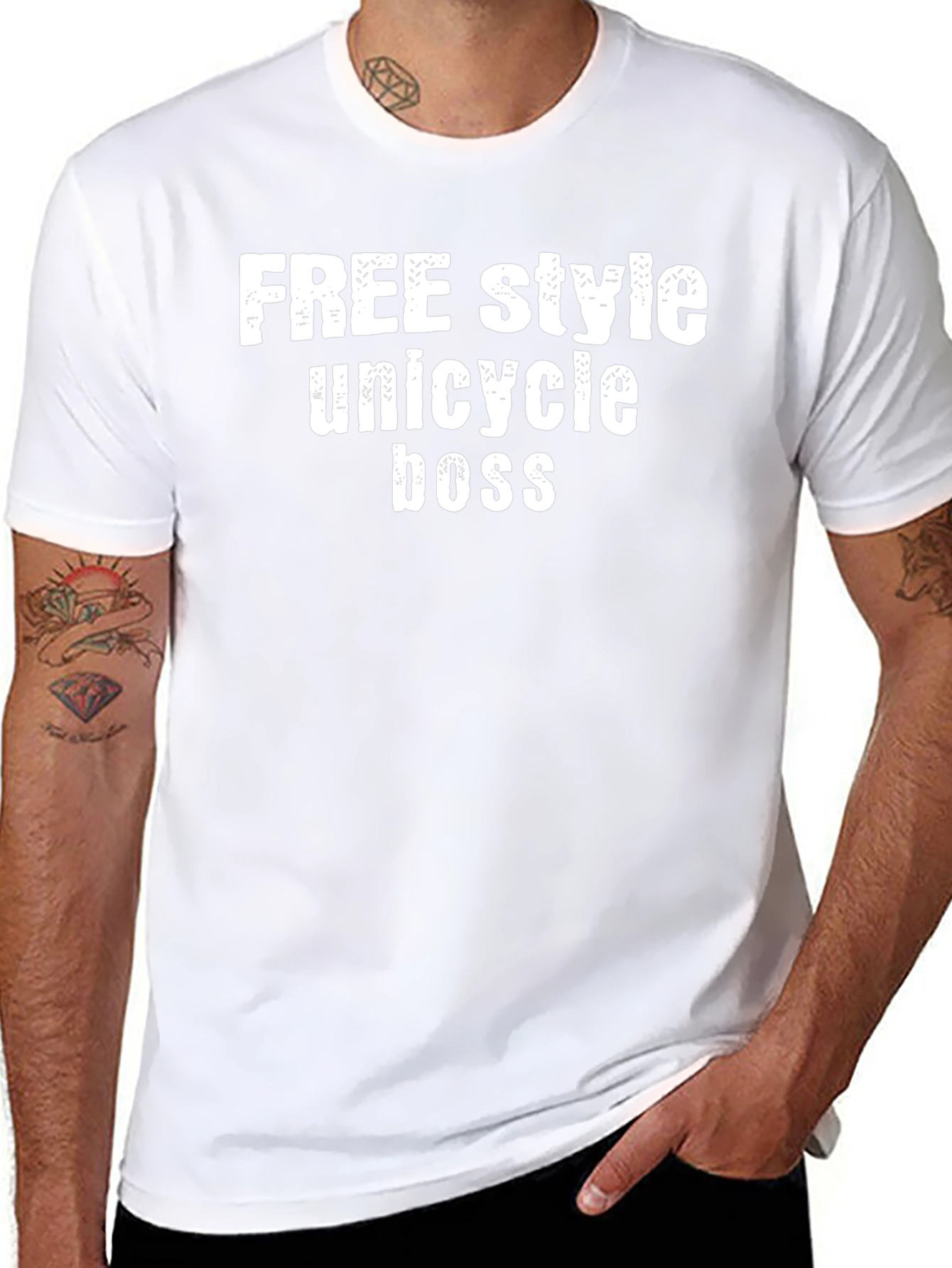 Freestyle Unicycle Boss Graphic T-Shirt