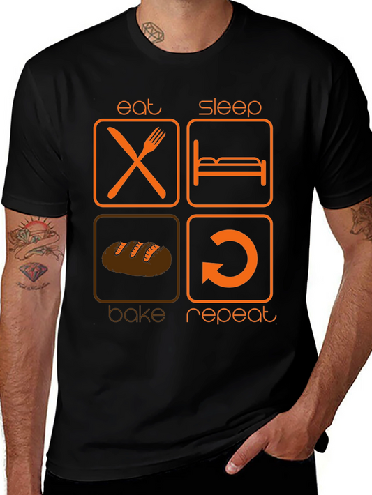 Eat Sleep Bake Repeat T-Shirt