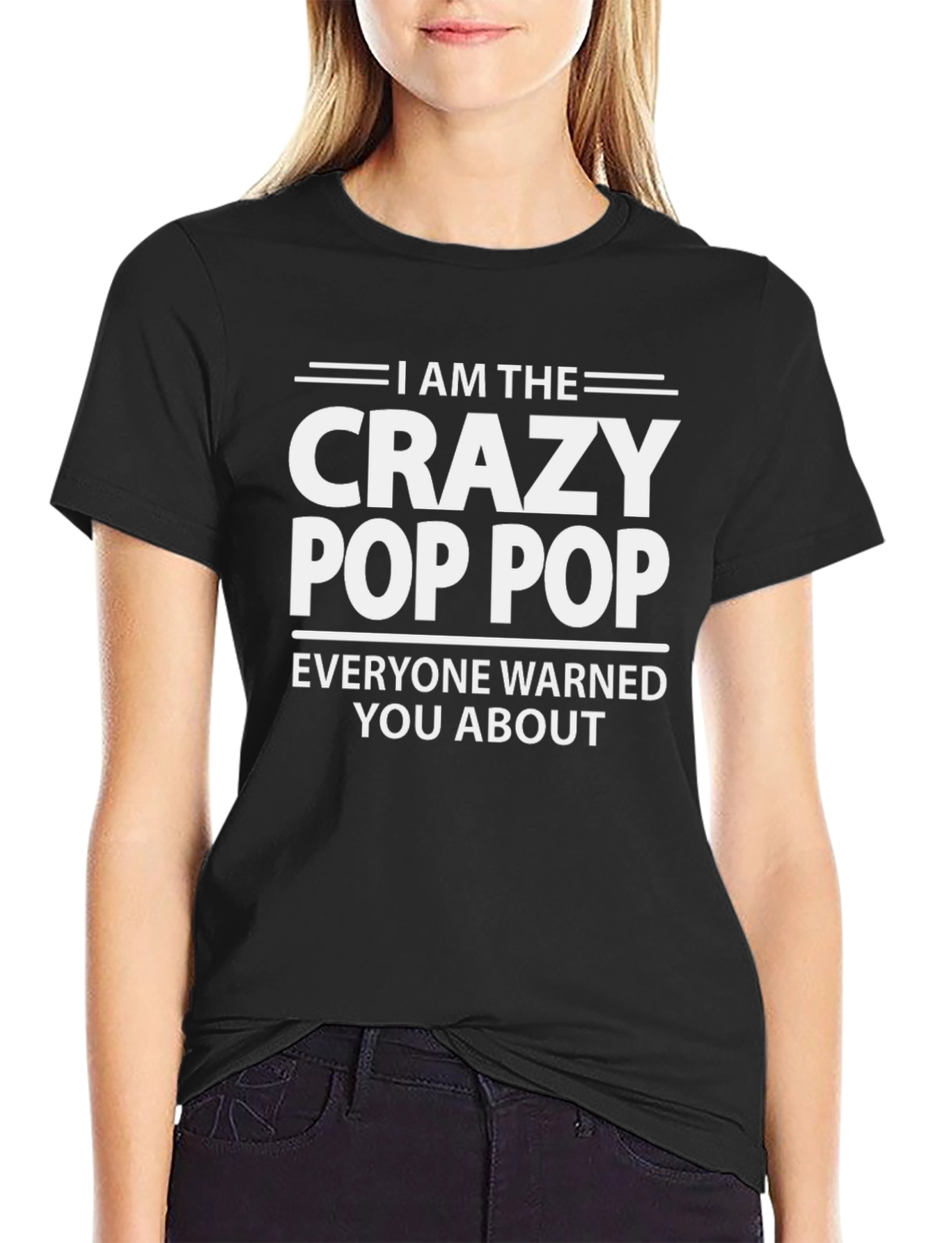 Crazy Pop Pop T-Shirt - Funny Grandpa Gift