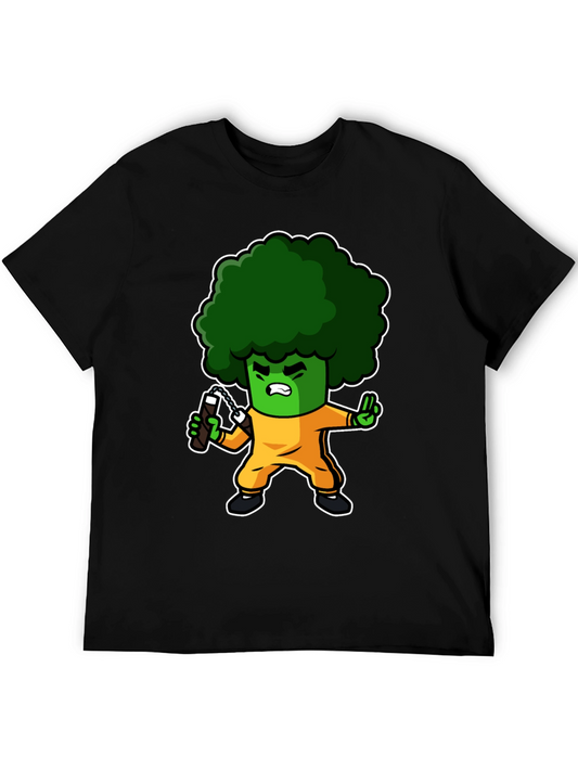 Broccoli Ninja T-Shirt: Funny Cartoon Graphic Tee