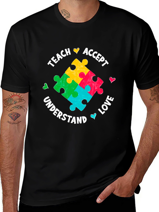 Autism Awareness Tee: Teach Accept Love