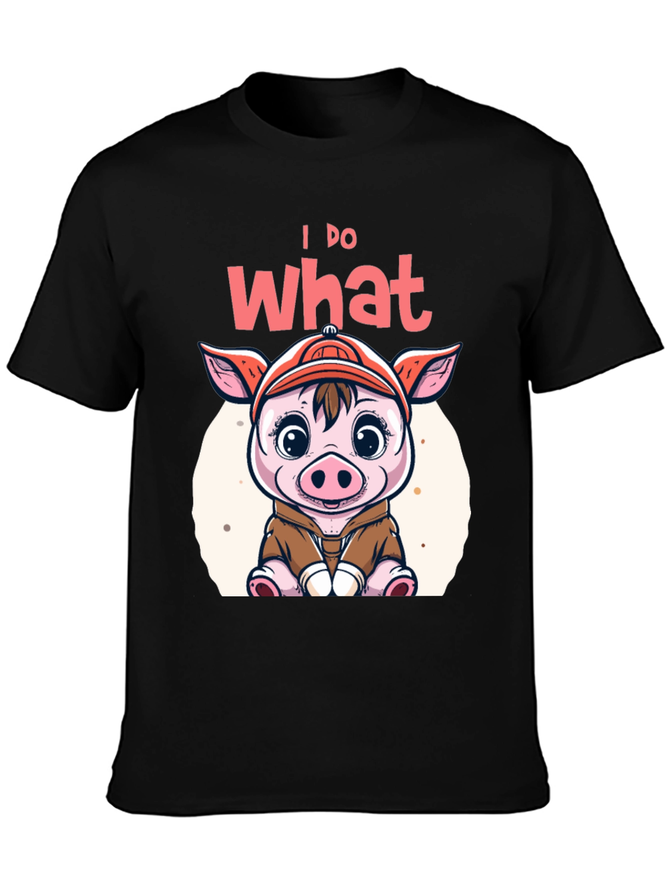 I Do What I Want Funny Pig T-Shirt